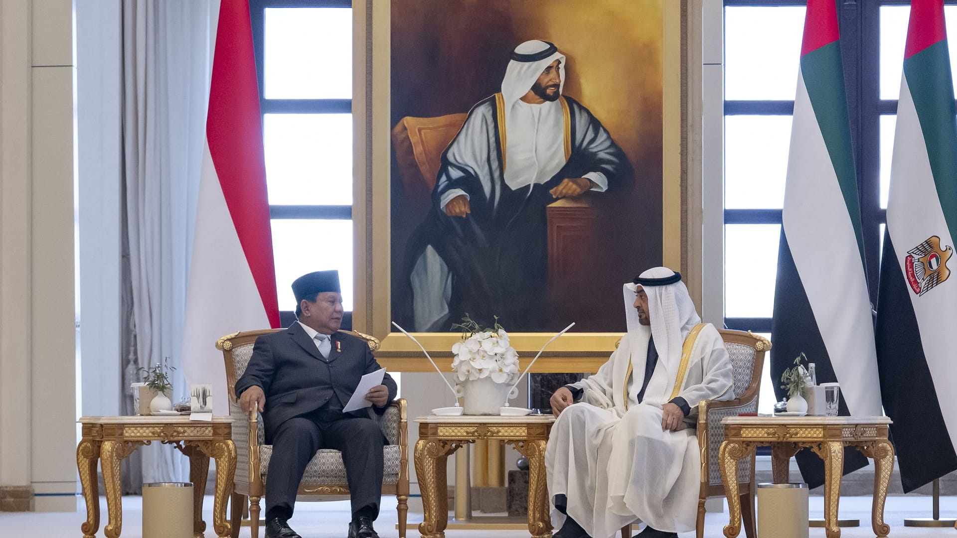 UAE, Indonesian Presidents discuss expanding bilateral ties