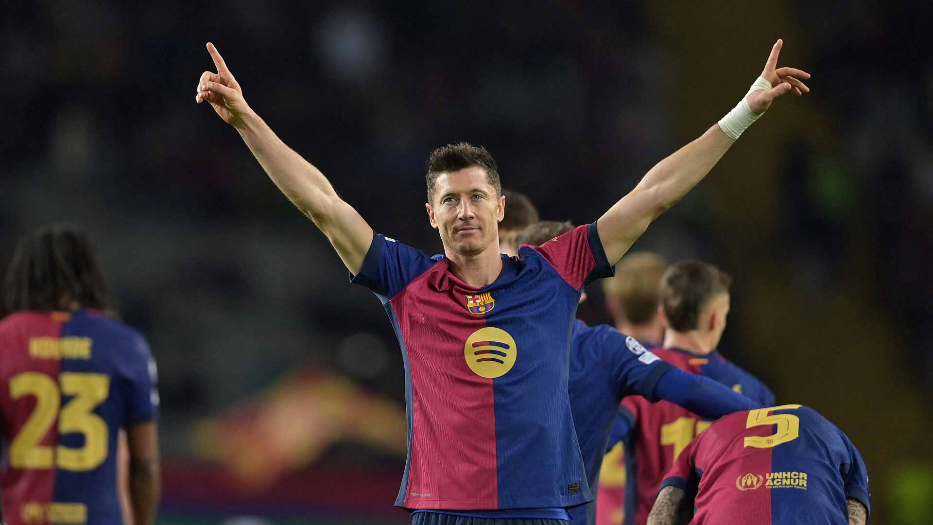 برشلونة يقسو على بريست بدوري أبطال أوروبا لكرة القدم