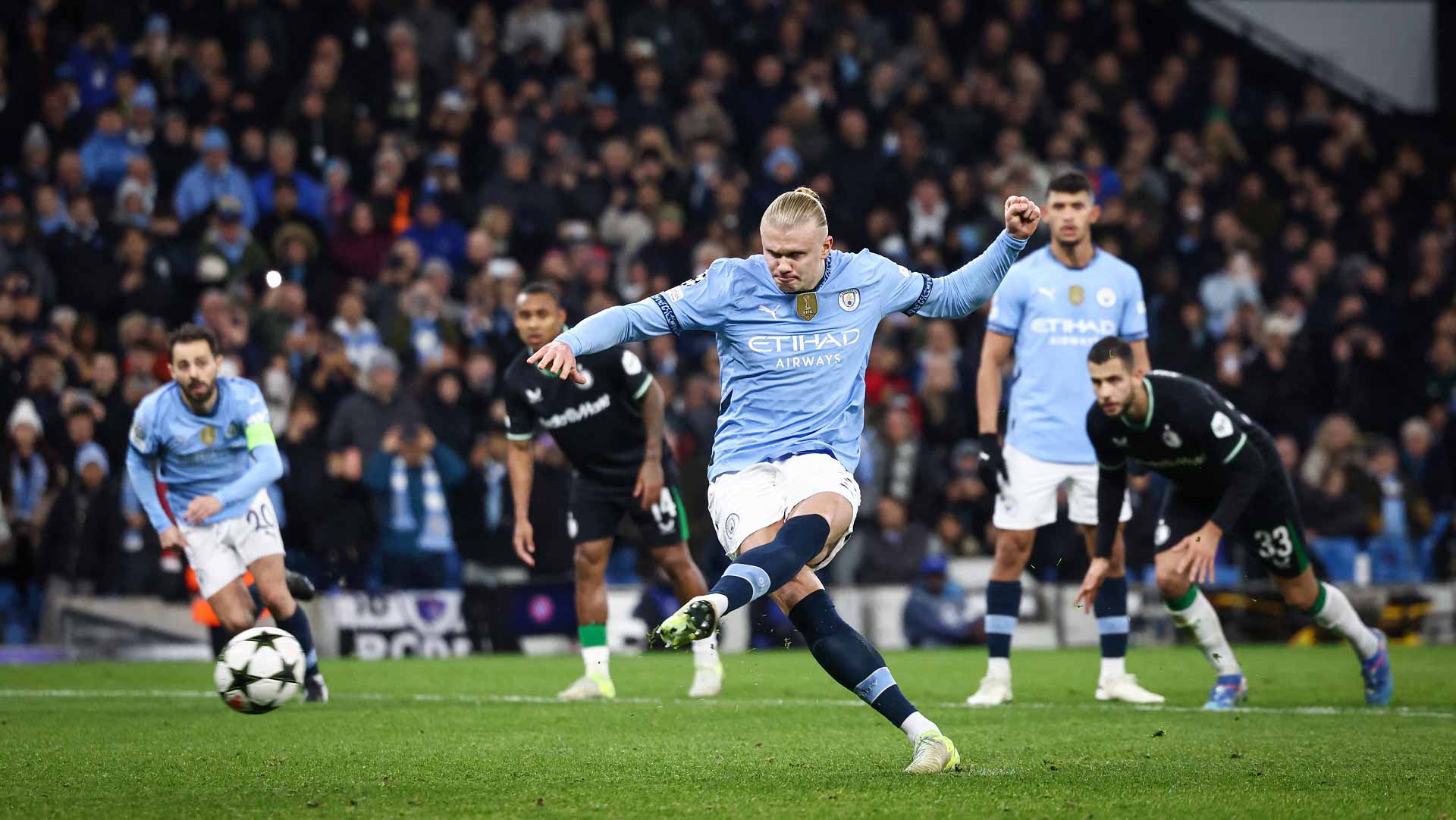 مانشستر سيتي يتعثر أمام فينورد الهولندي في دوري أبطال أوروبا