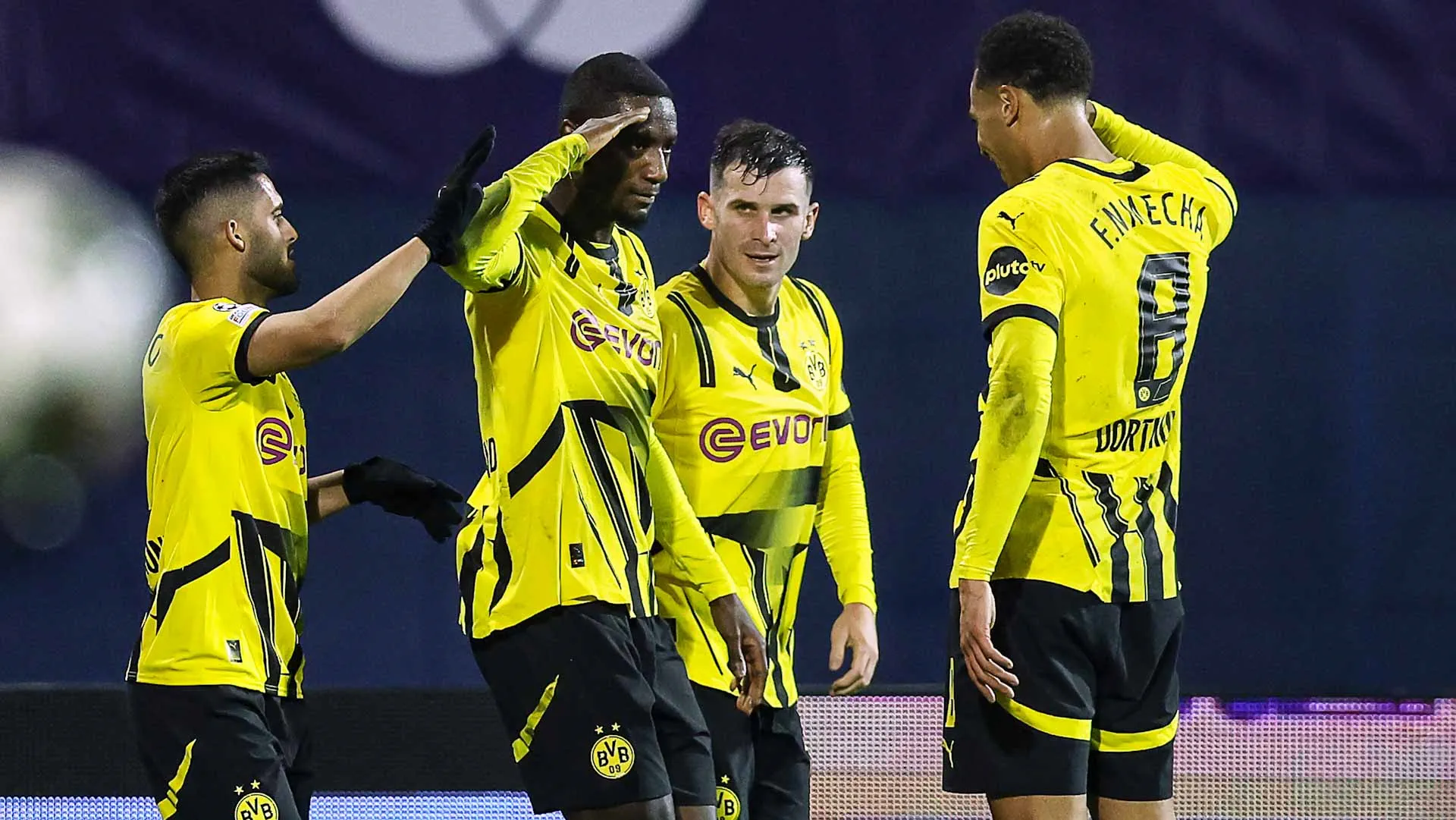 Image for the title: Borussia Dortmund thrashes Dinamo Zagreb in Champions League
