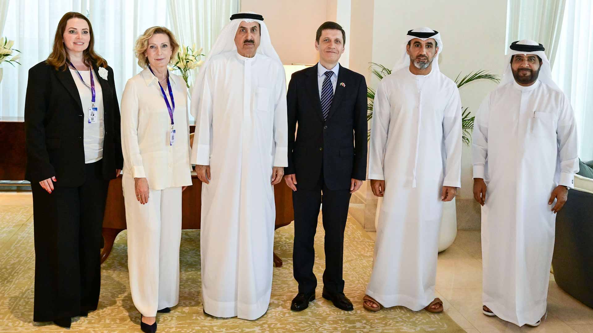 غباش ونائبة رئيس مجلس اتحاد فيدرالية الاتحاد الروسي يبحثان التعاون