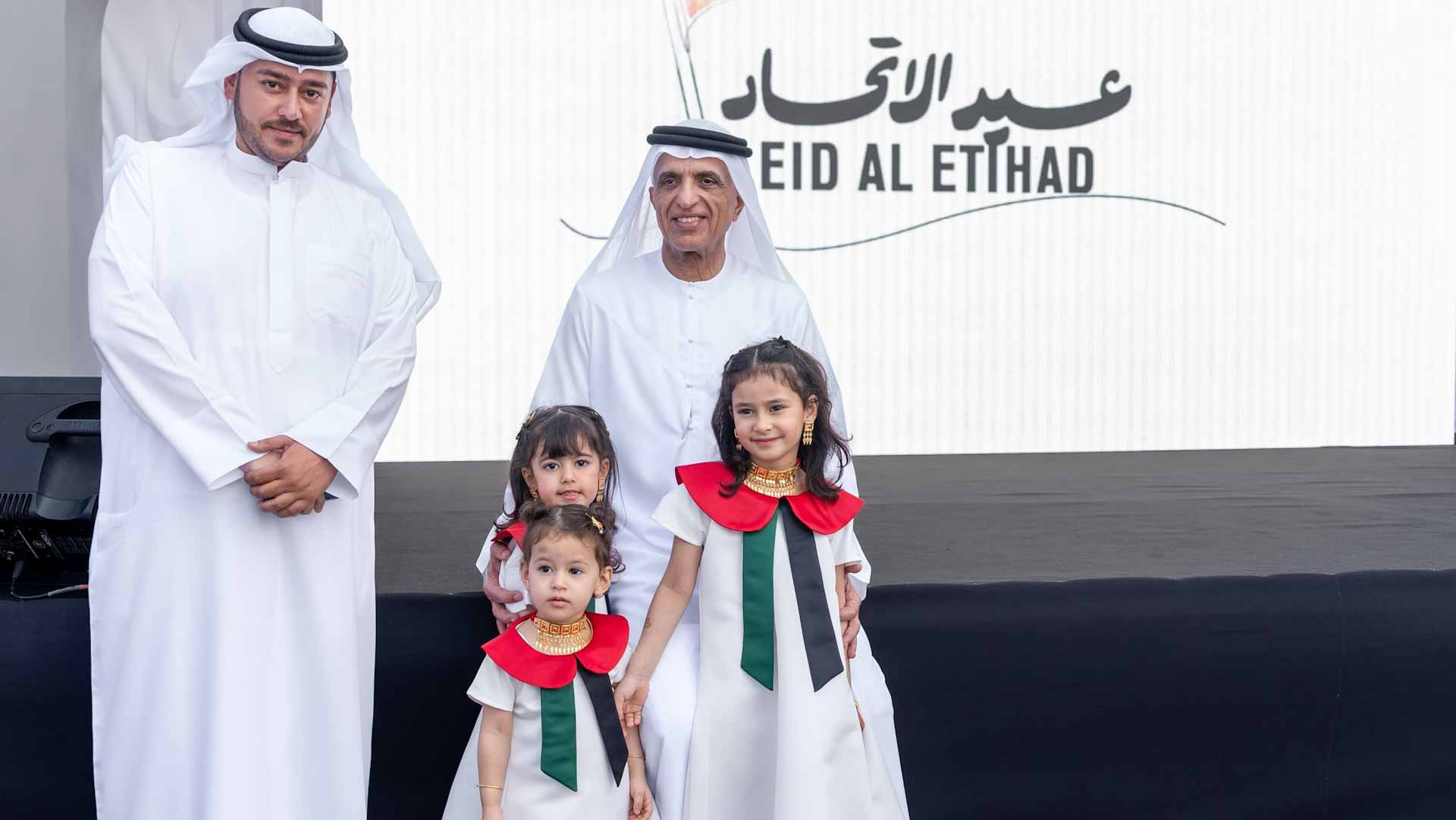 سعود بن صقر يشهد احتفالات بنك رأس الخيمة الوطني بعيد الاتحاد الـ53 