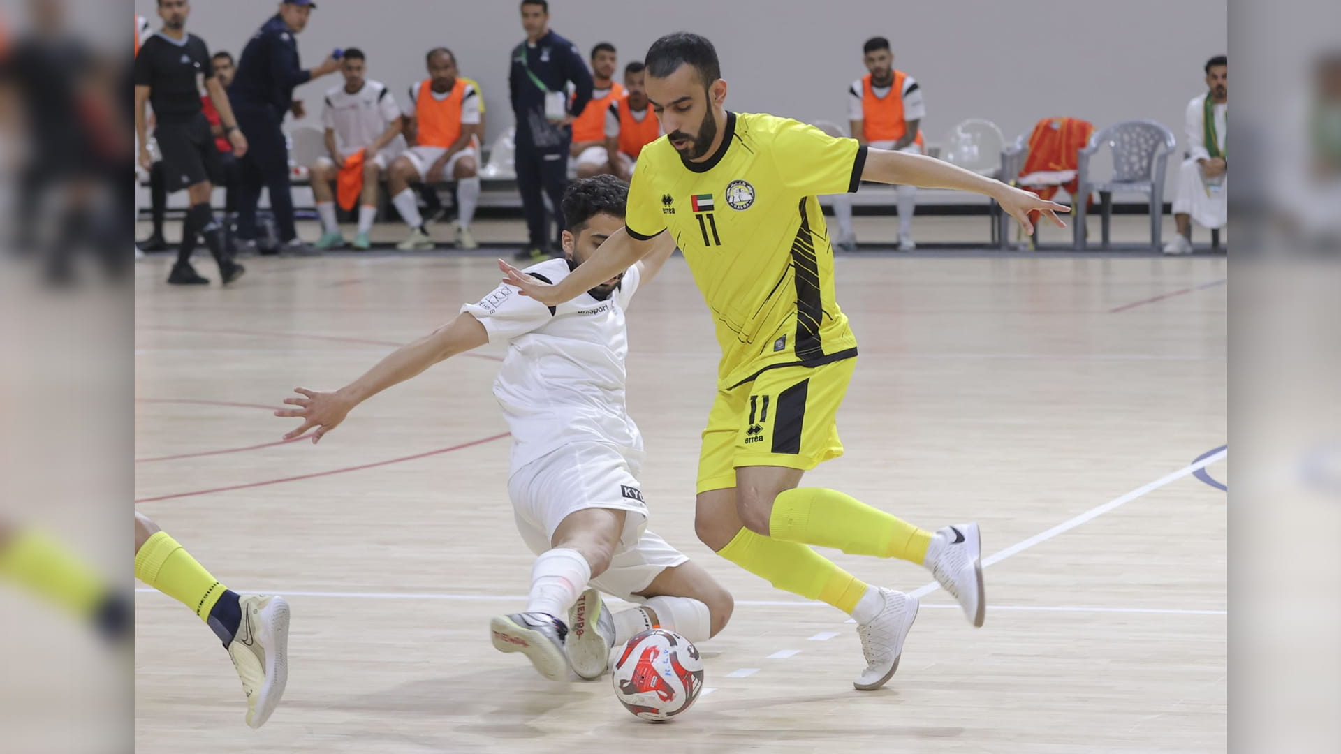 كلباء يفوز على اليرموك في دوري كرة قدم الصالات 