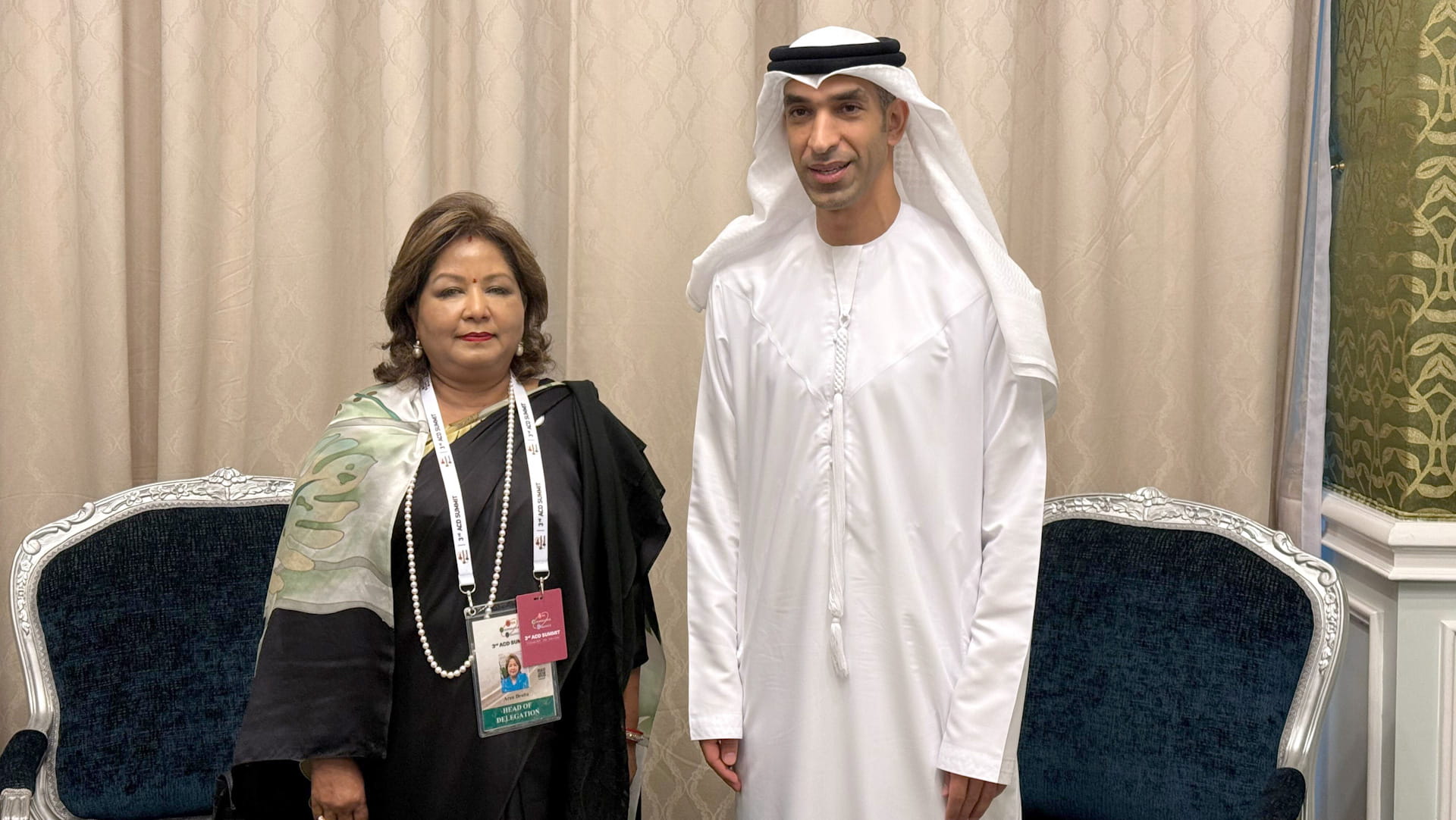 الزيودي: الإمارات حريصة على توسيع الشراكات وتعزيز التعاون التجاري