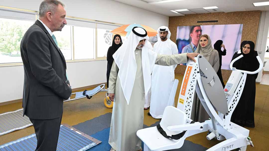 Nahyan bin Mubarak visits Innovation Centre at ZHO 