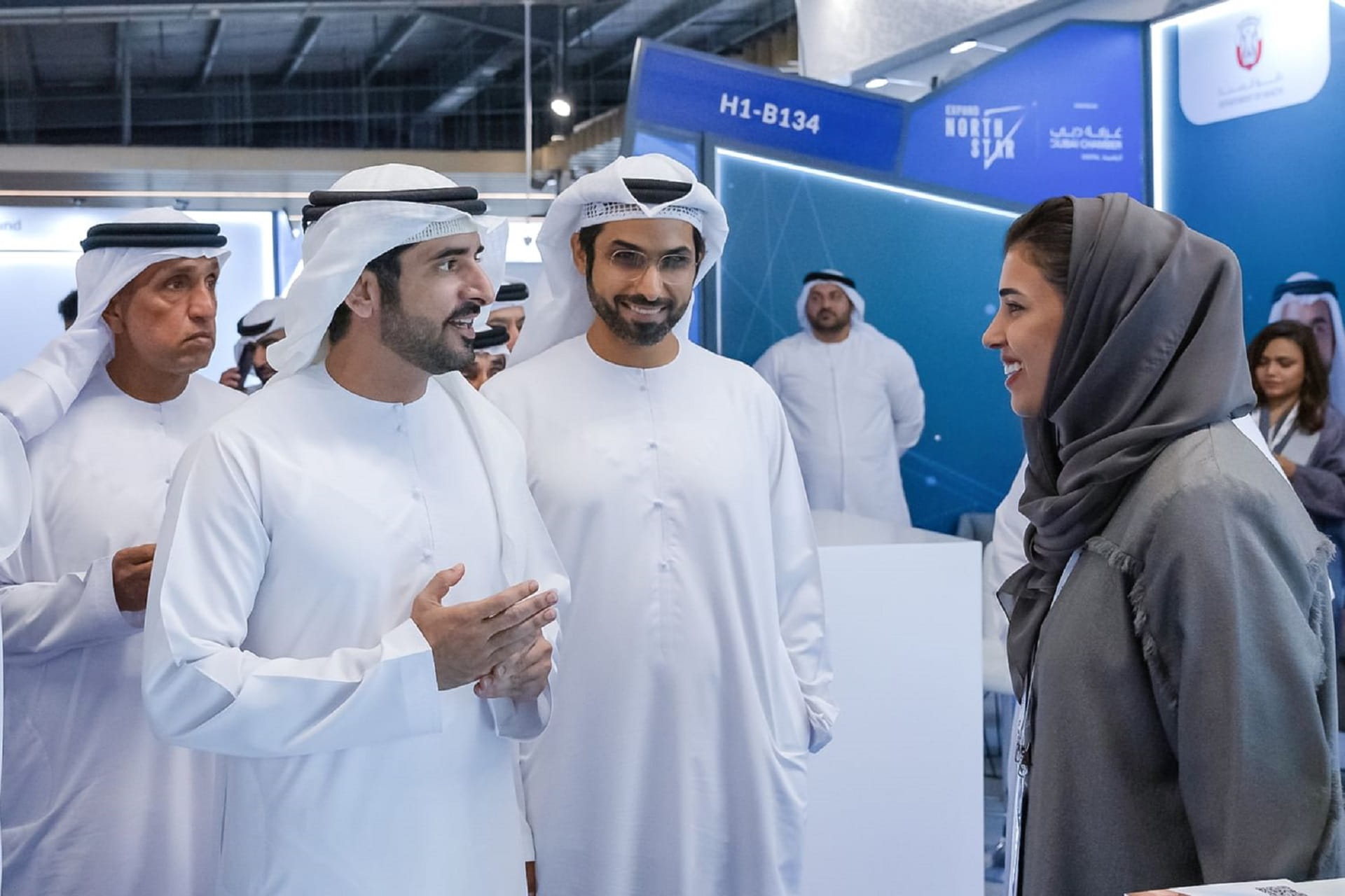 Hamdan bin Mohammed visits Expand North Star 2024 