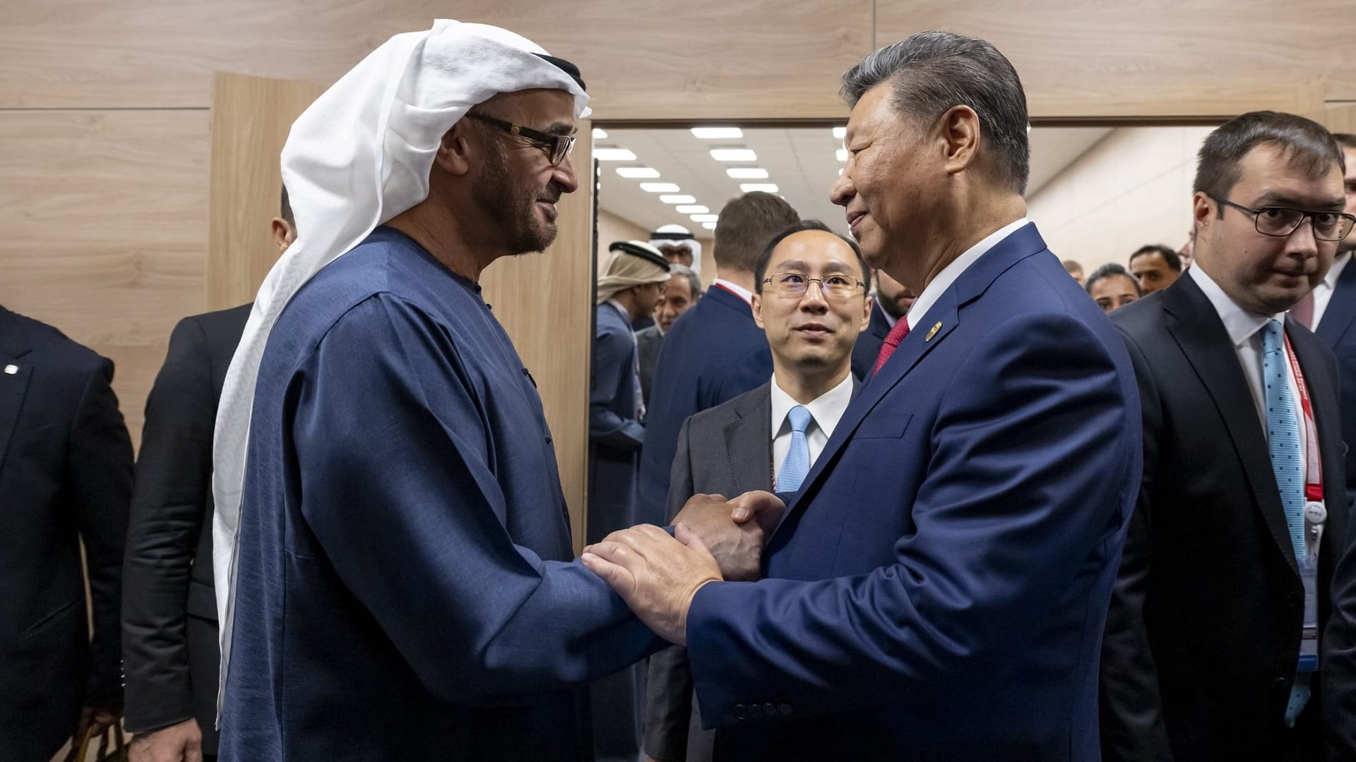 UAE Pres meets with World leaders at BRICS Summit 