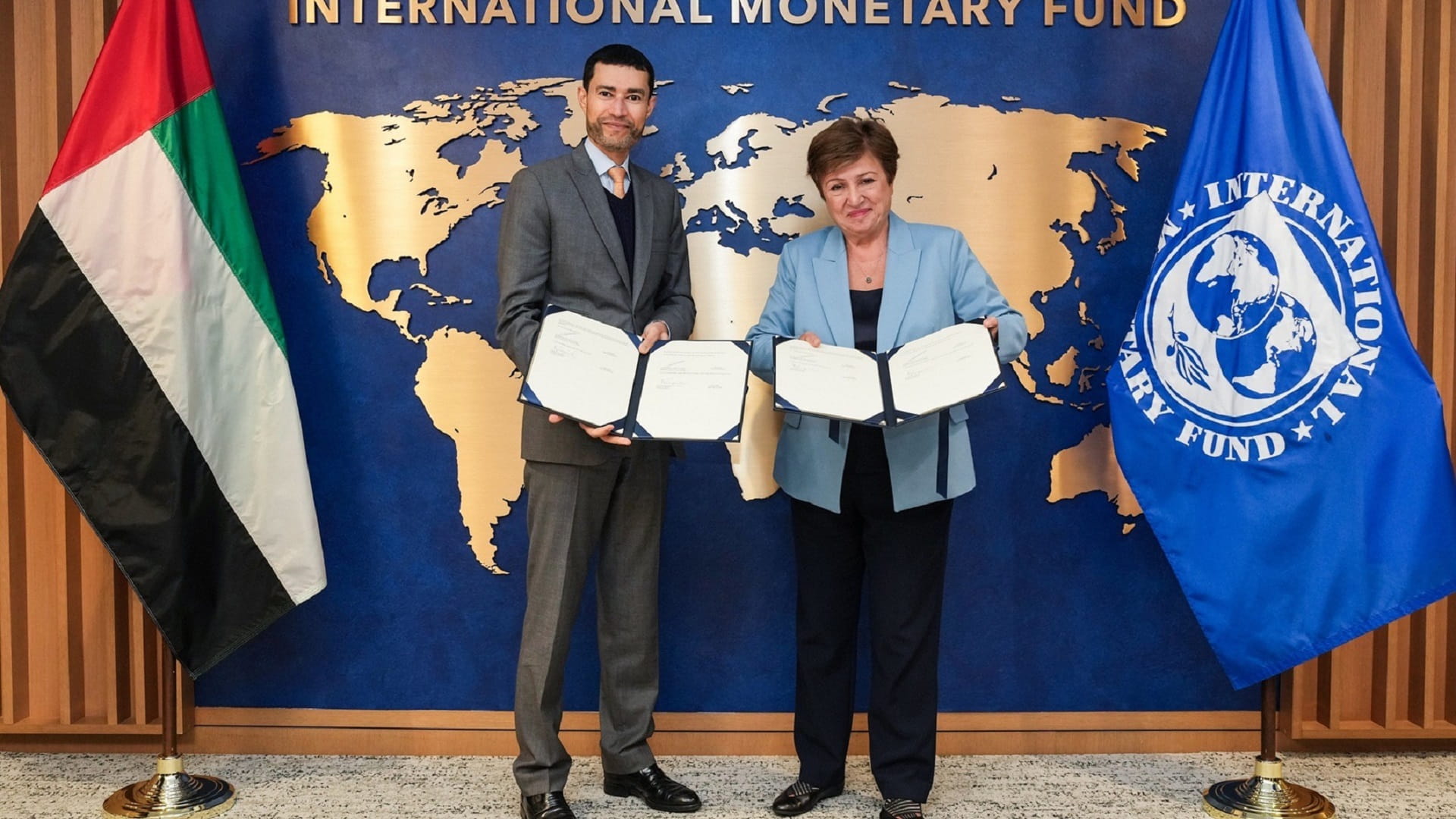 الإمارات توقع اتفاقيتين مع صندوق النقد للمساهمة في تمويل صندوقين