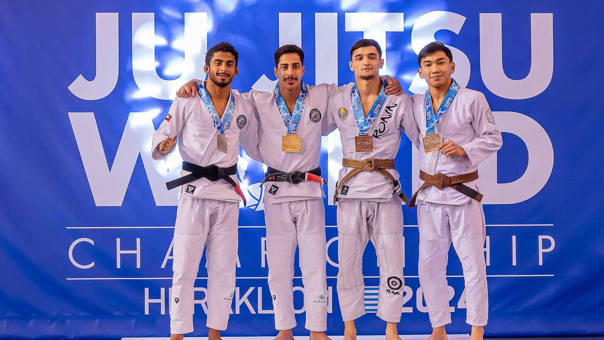 Image for the title: Jiu-Jitsu team wins 7 medals at World Championship in Greece