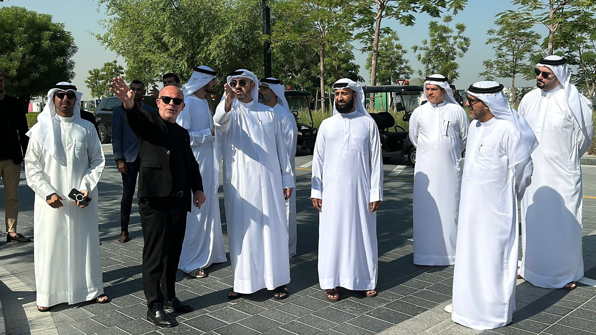 Image for the title: Khalid Al Midfa: New Road Eases Traffic for Aljada Visitors 