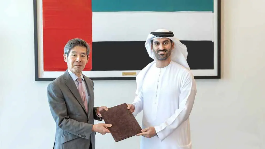 Image for the title: MoFA receives credentials copy from new Ambassador of Japan 