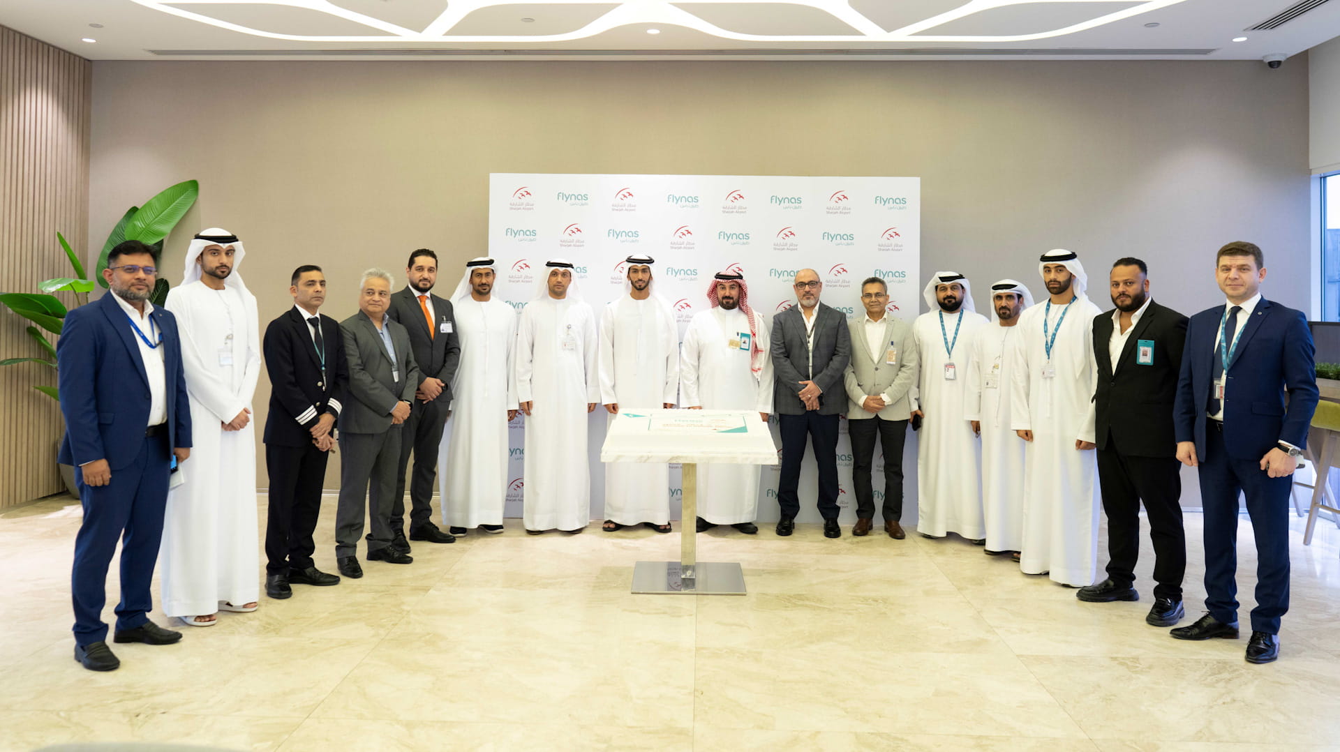 مطار الشارقة الدولي يستقبل أولى رحلات طيران ناس السعودية 