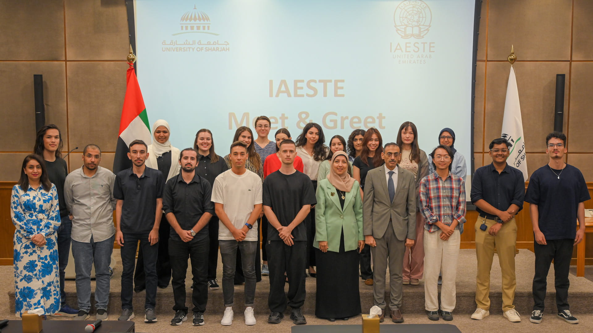 جامعة الشارقة تستقبل طلبة برنامج "إياستا" للتبادل الطلابي 