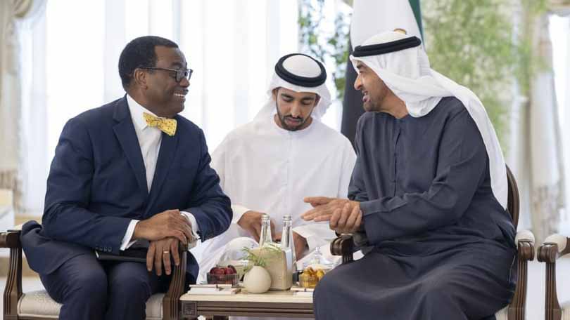 UAE President receives President of African Development Bank Group 