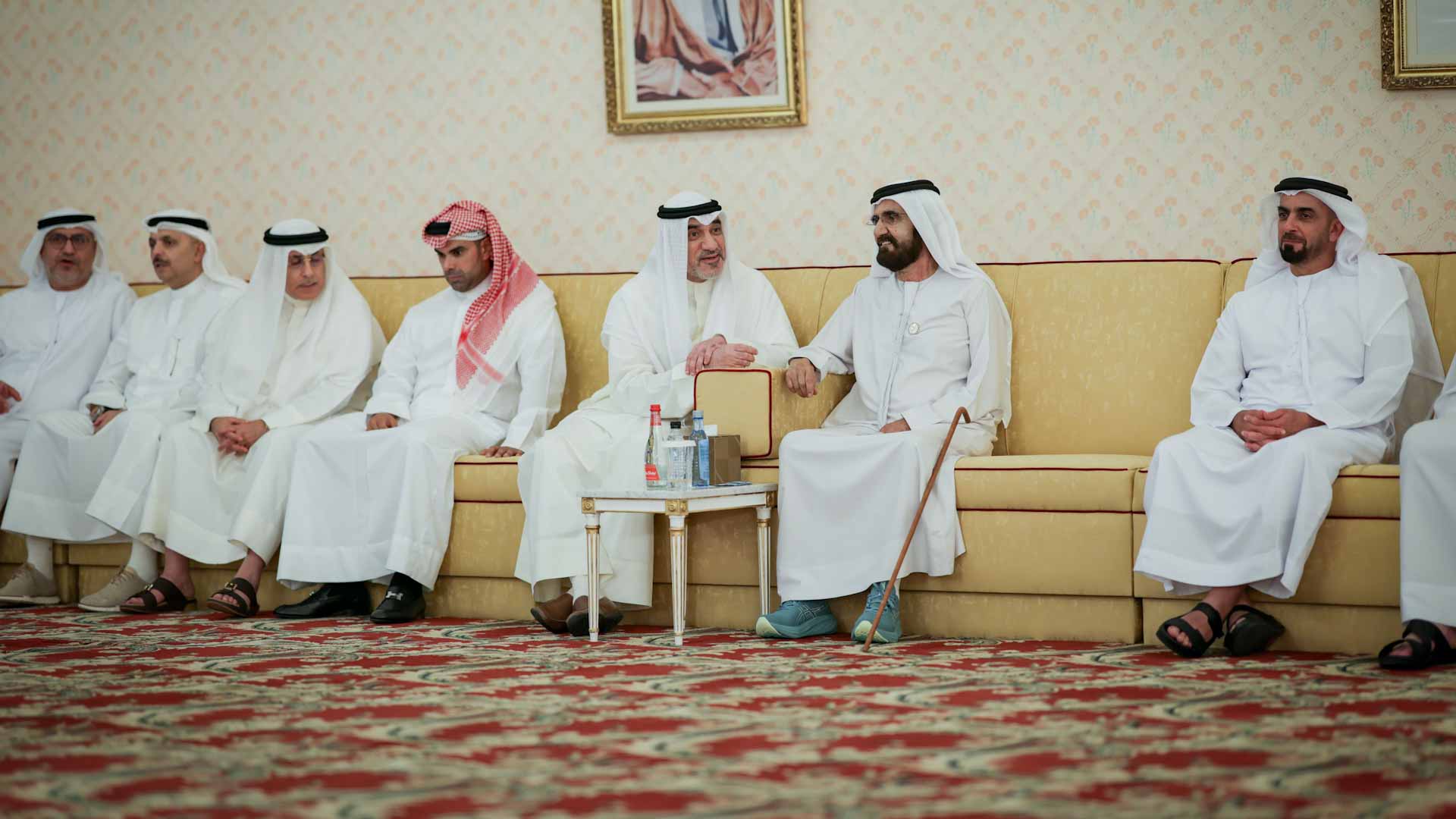 محمد بن راشد وفهد الصباح يبحثان سبل تعزيز الشراكة الاستراتيجية 