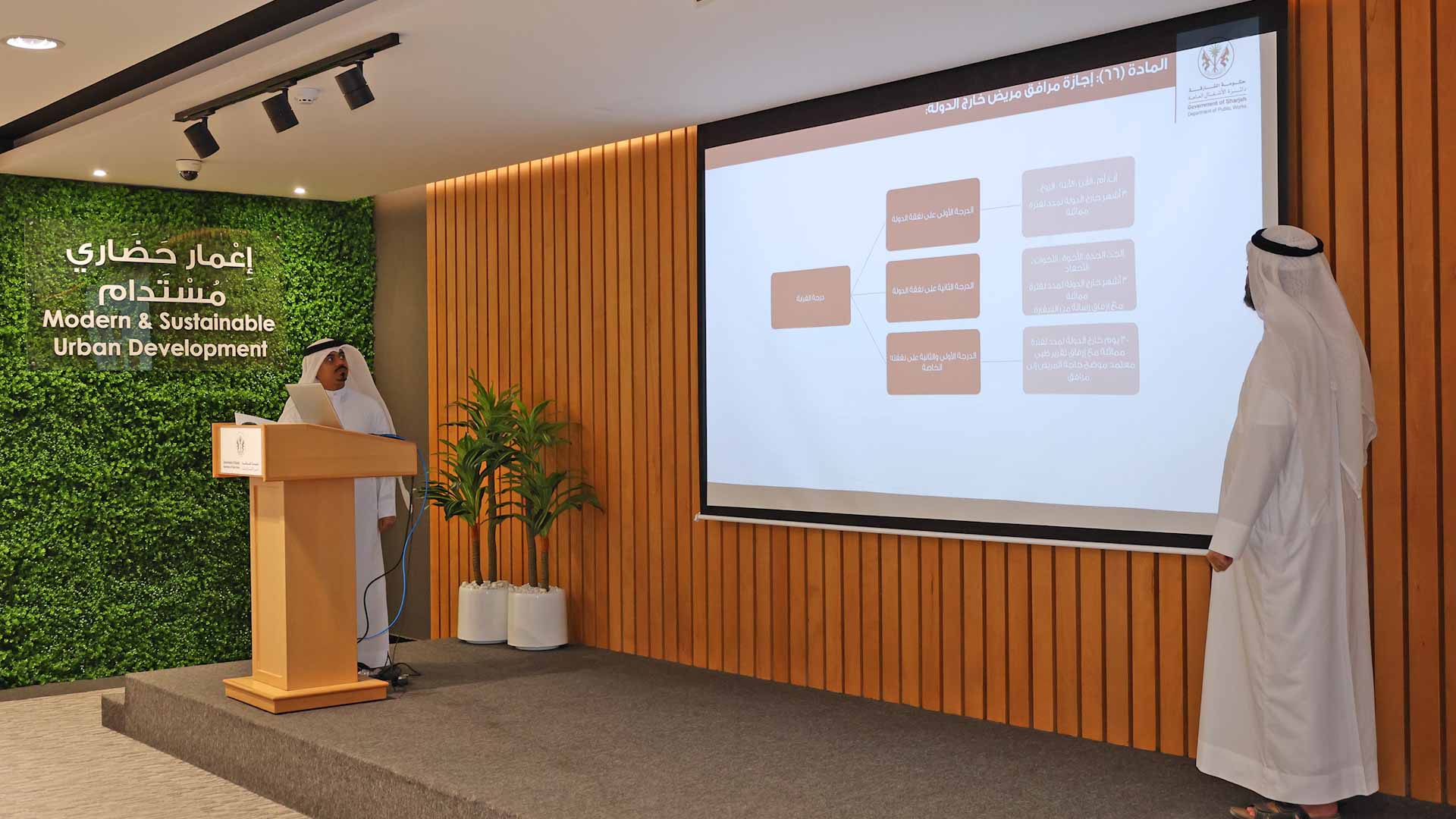 "أشغال الشارقة" تعرف موظفيها الجدد بقوانين الموارد البشرية 