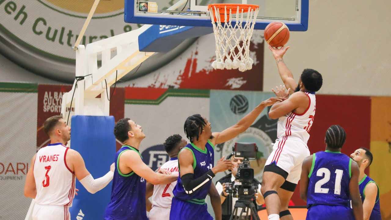 Sharjah Basketball Team wins opener in international championship