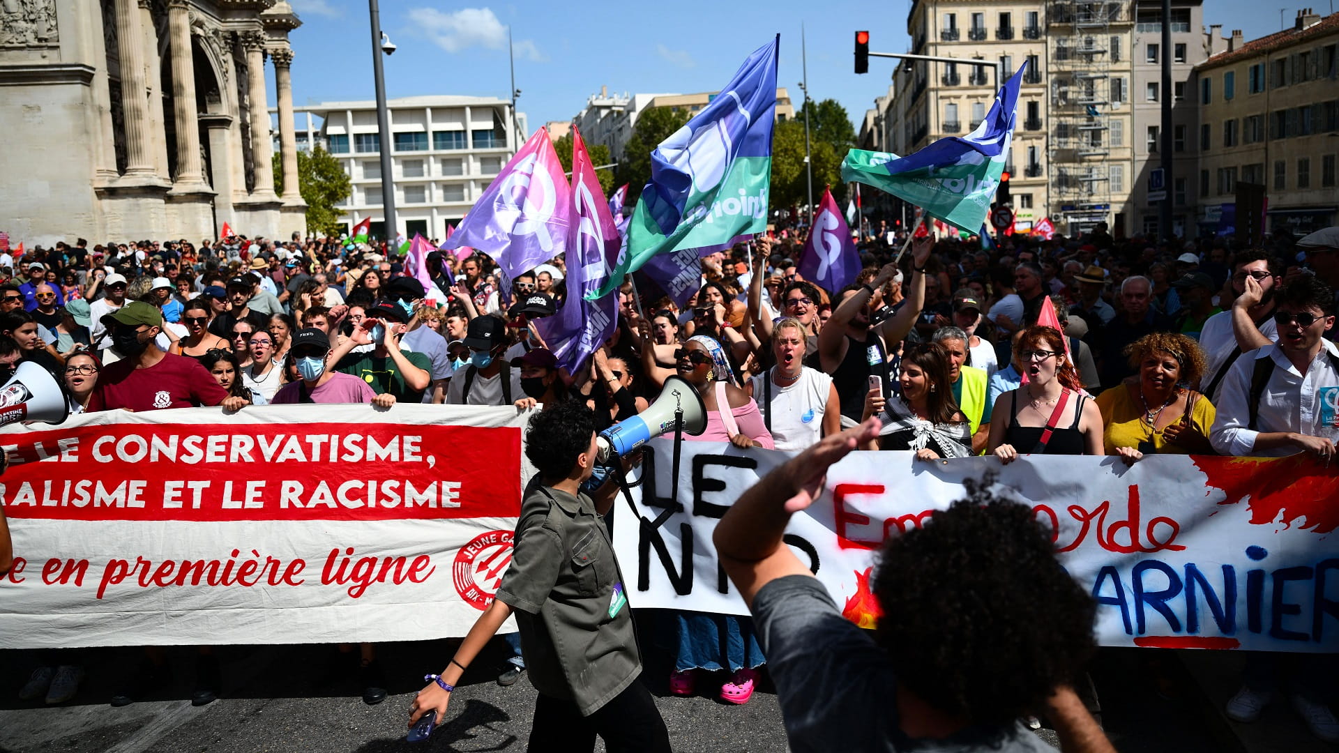 Thousands protest in France against new prime minister 