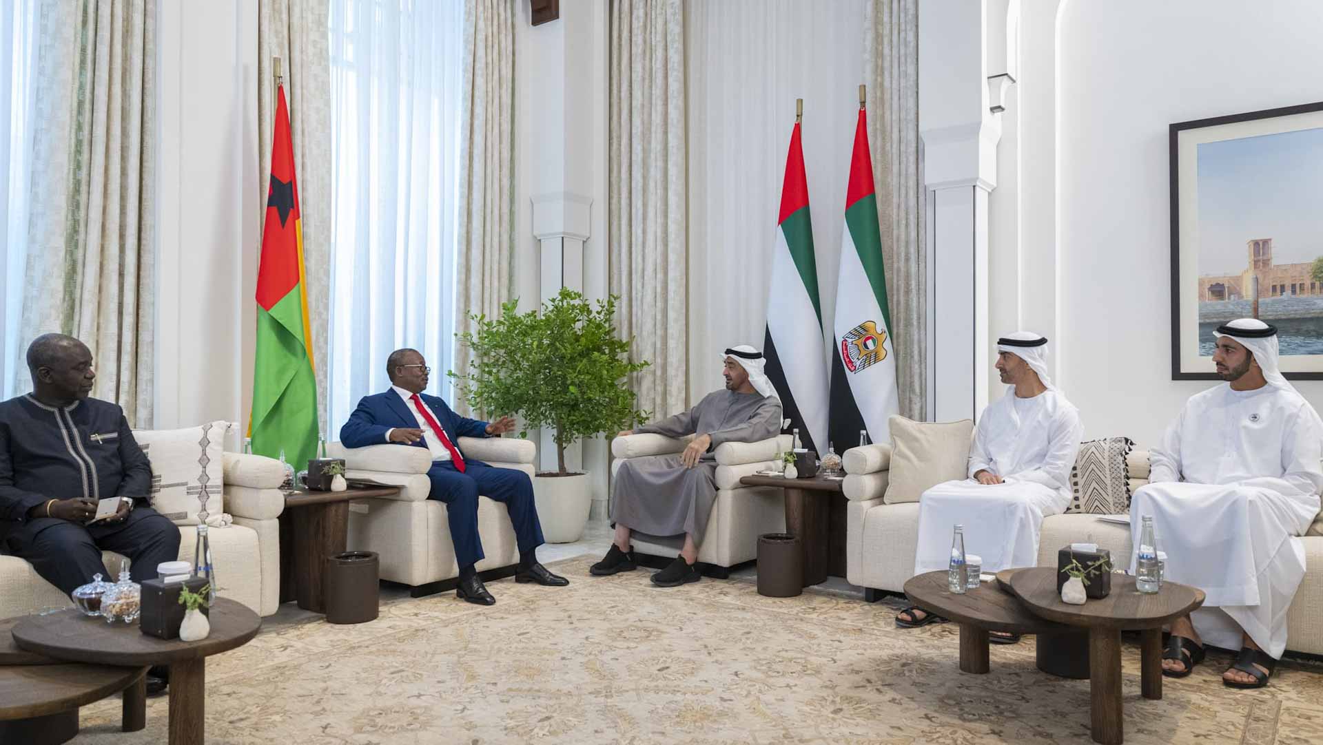 UAE and Guinea-Bissau Presidents discuss bilateral cooperation 