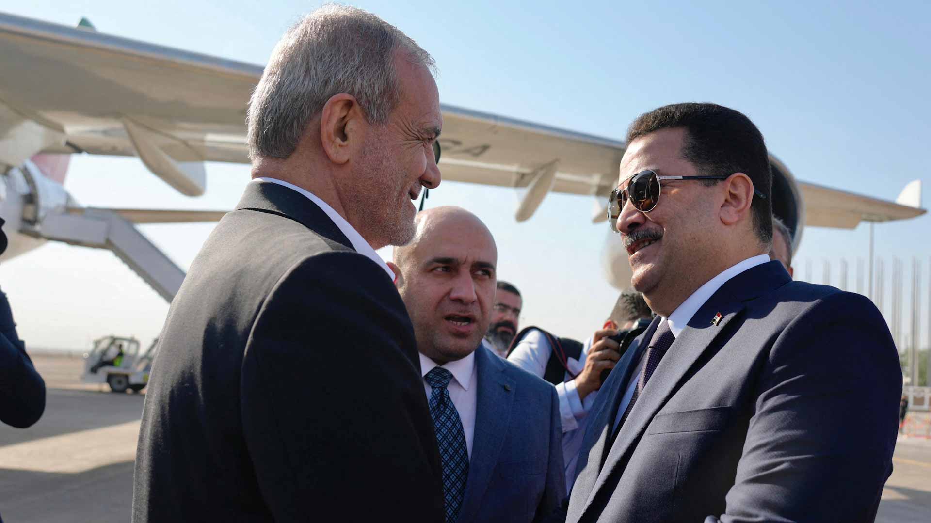 Iran president visits Iraq on first foreign trip 