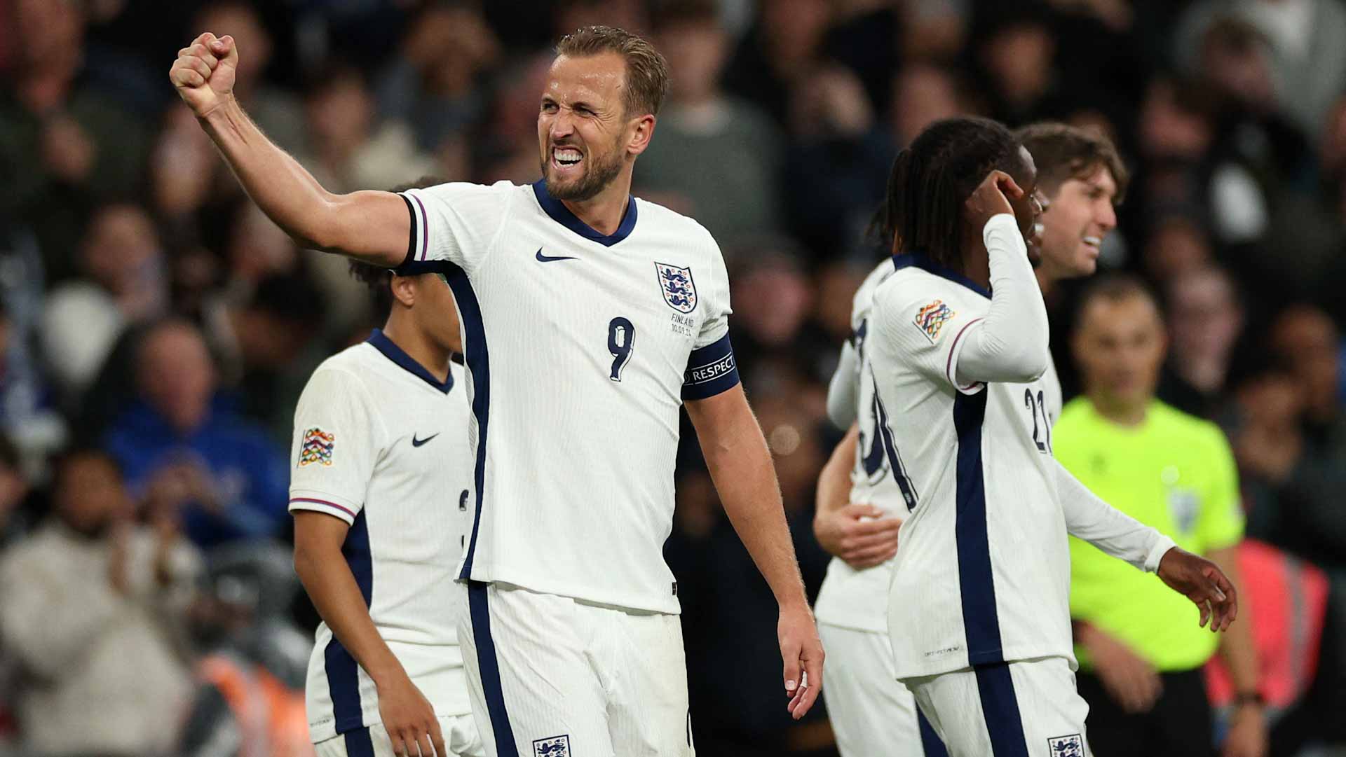 كين يقود إنجلترا للفوز على فنلندا بدوري أمم أوروبا  