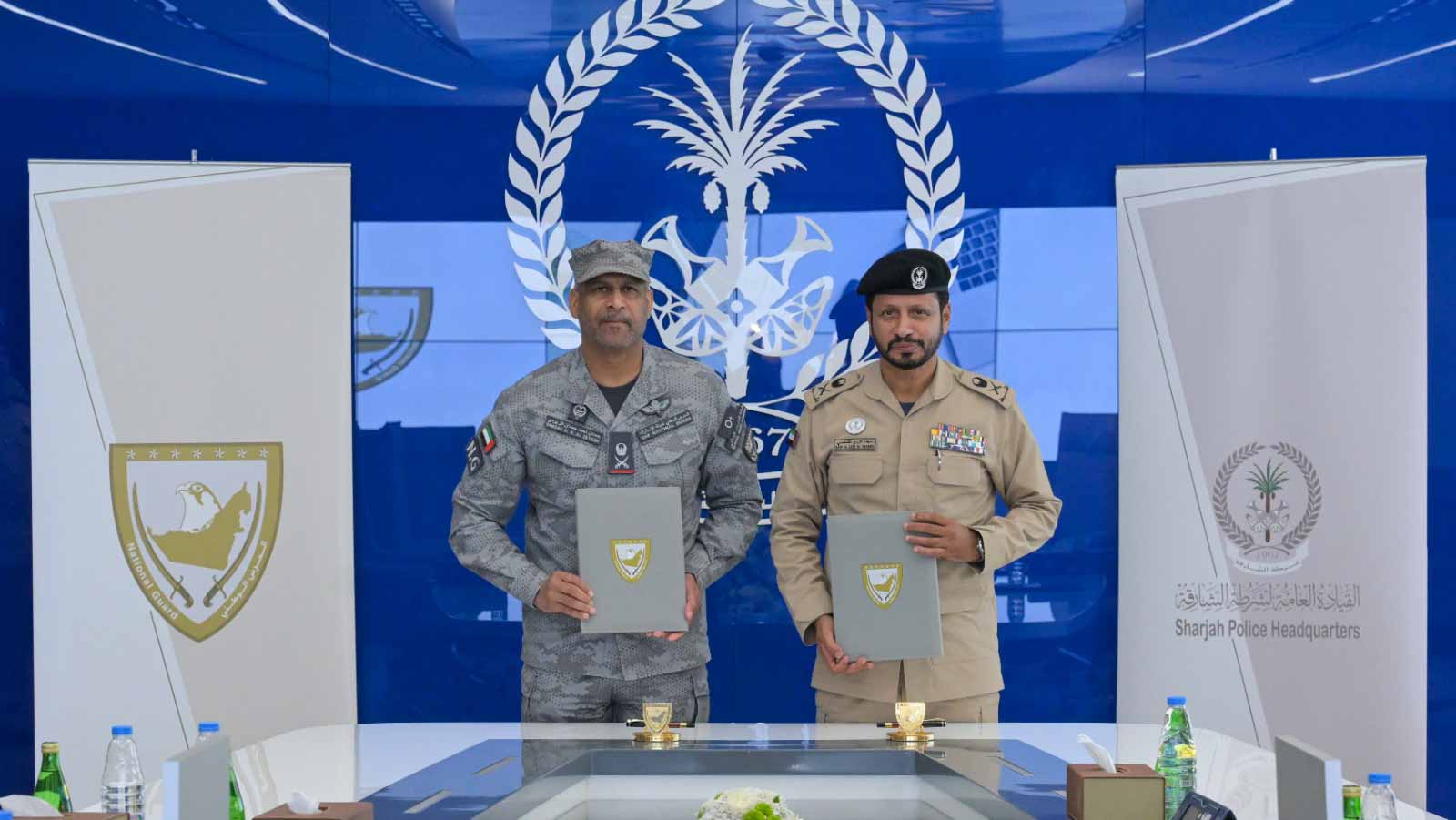 شرطة الشارقة والحرس الوطني يوقعان مذكرةتفاهم لتعزيز الشراكةالأمنية 