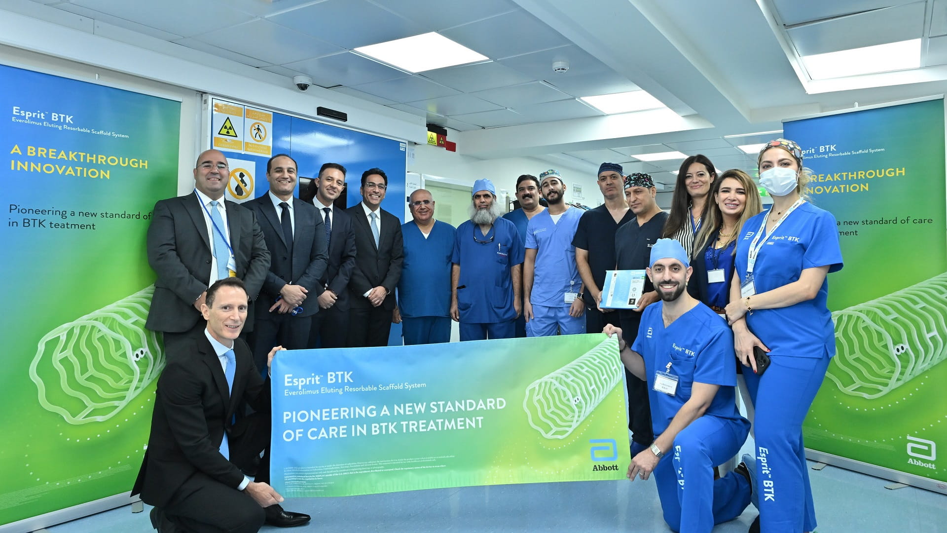 AQH pioneers dissolving stent for limb Ischemia in EMEA 