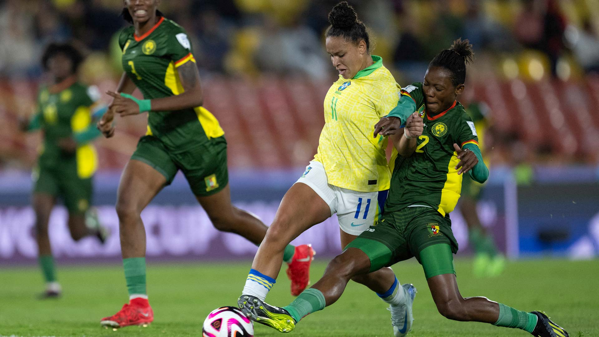 منتخب البرازيل يتأهل لربع نهائي مونديال الشابات 