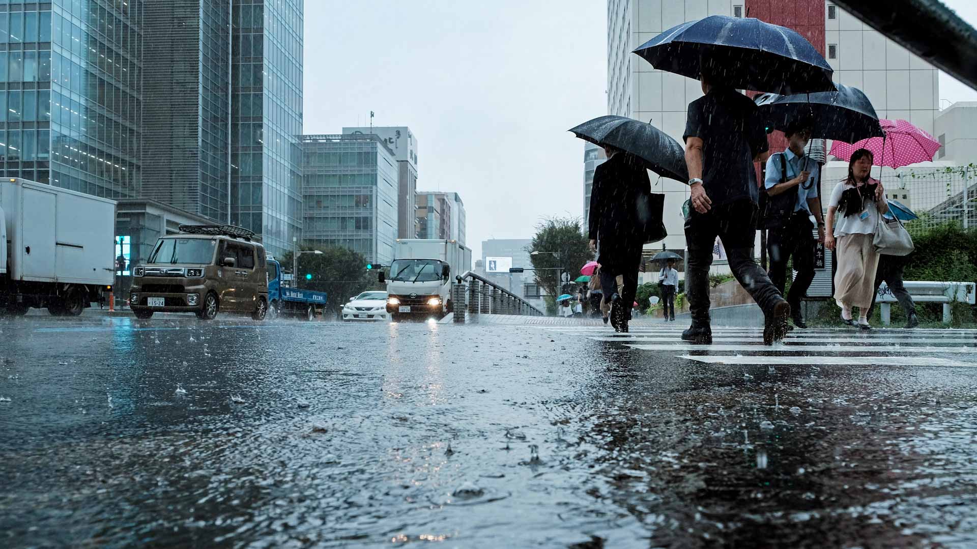 Typhoon Bebinca approaches southwestern Japan islands 