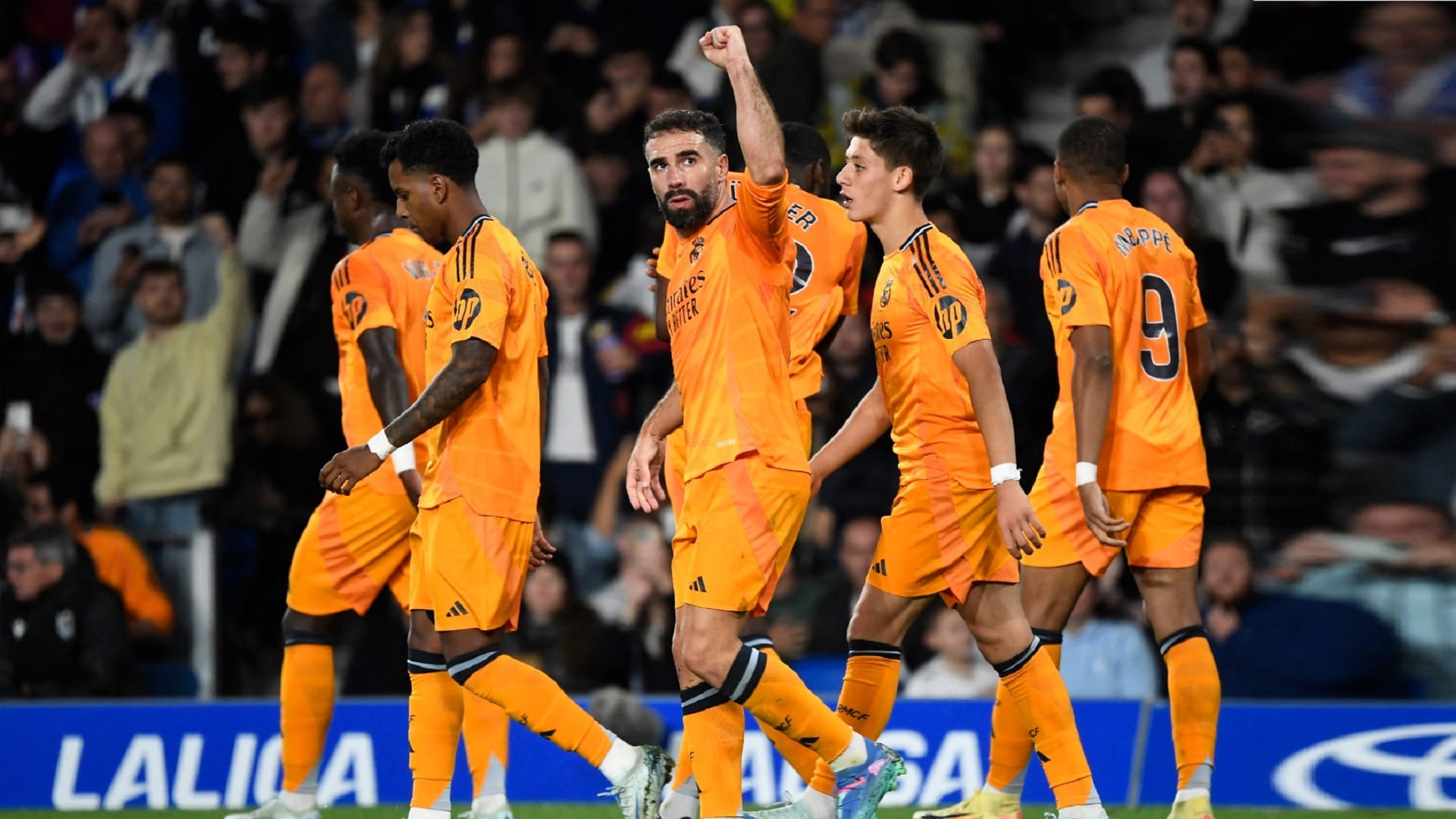 Vinicius, Mbappe penalties help Madrid beat Real Sociedad 