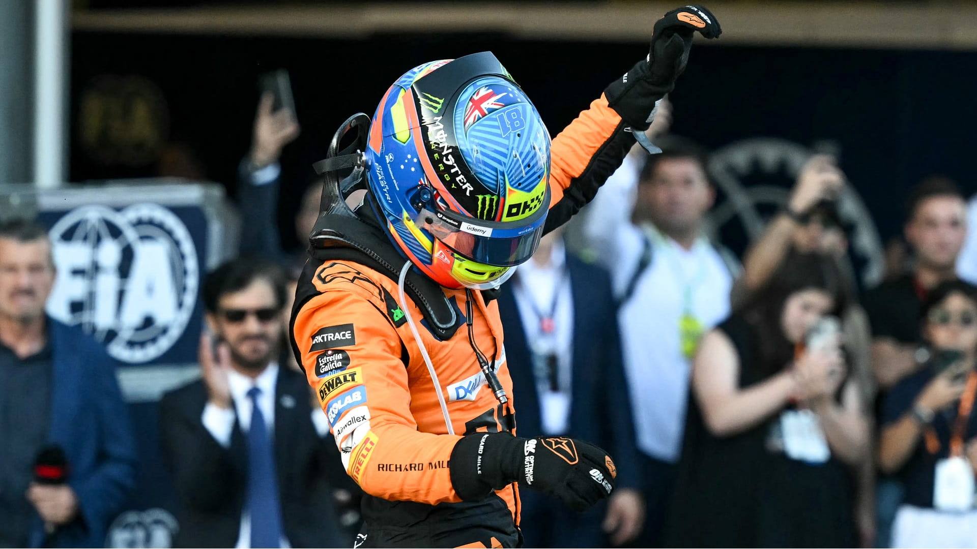 Piastri wins Azerbaijan GP, McLaren tops constructors' standings 
