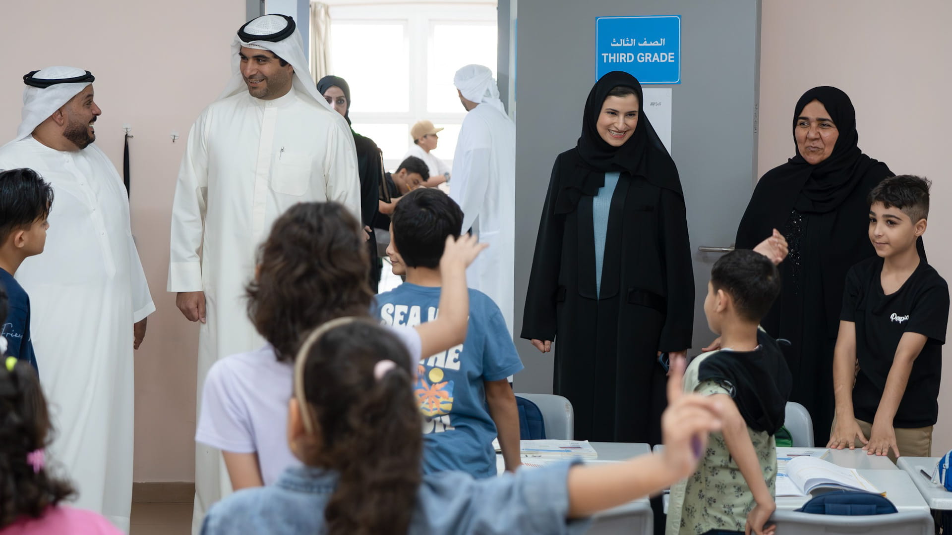 سارة الأميري: الإمارات جعلت التعليم أولوية في مبادراتها الإنسانية