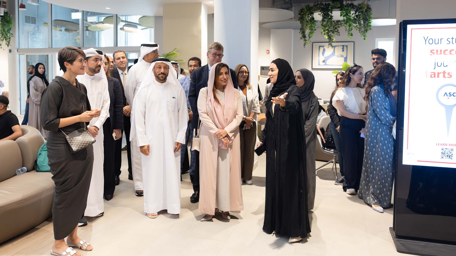 Bodour Al Qasimi unveils reimagined Student Center at AUS 