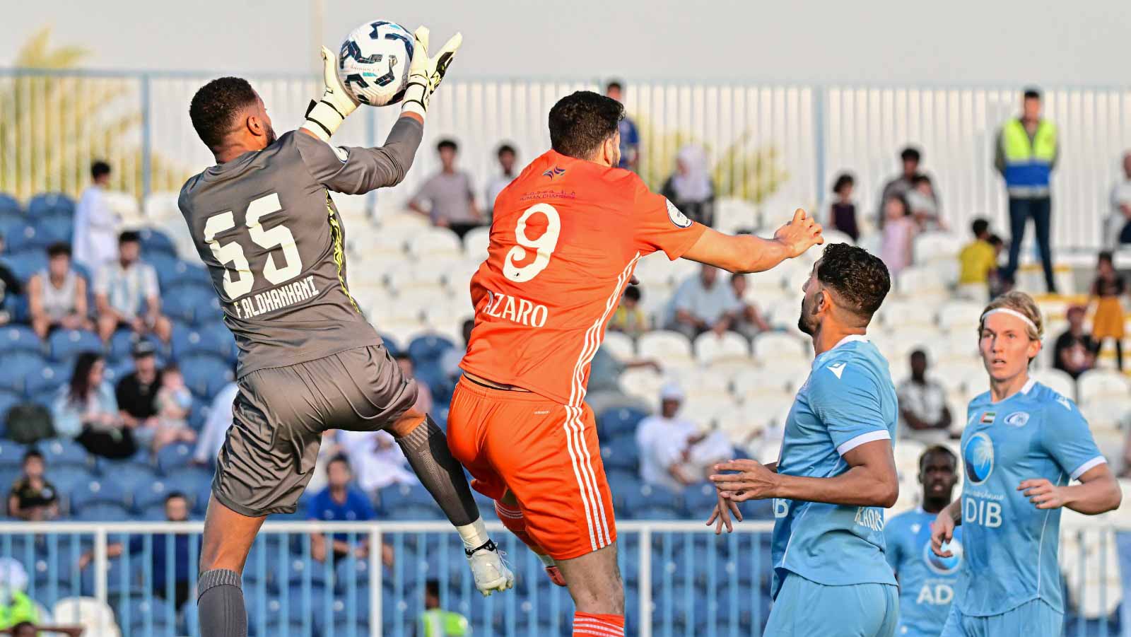 بني ياس يفوز على عجمان في دوري أدنوك للمحترفين 