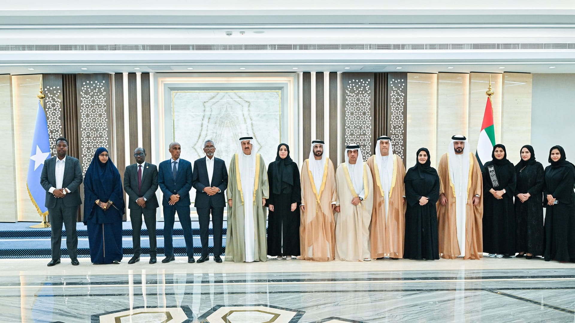 Saqr Ghobash receives Speaker of Somalia's Senate