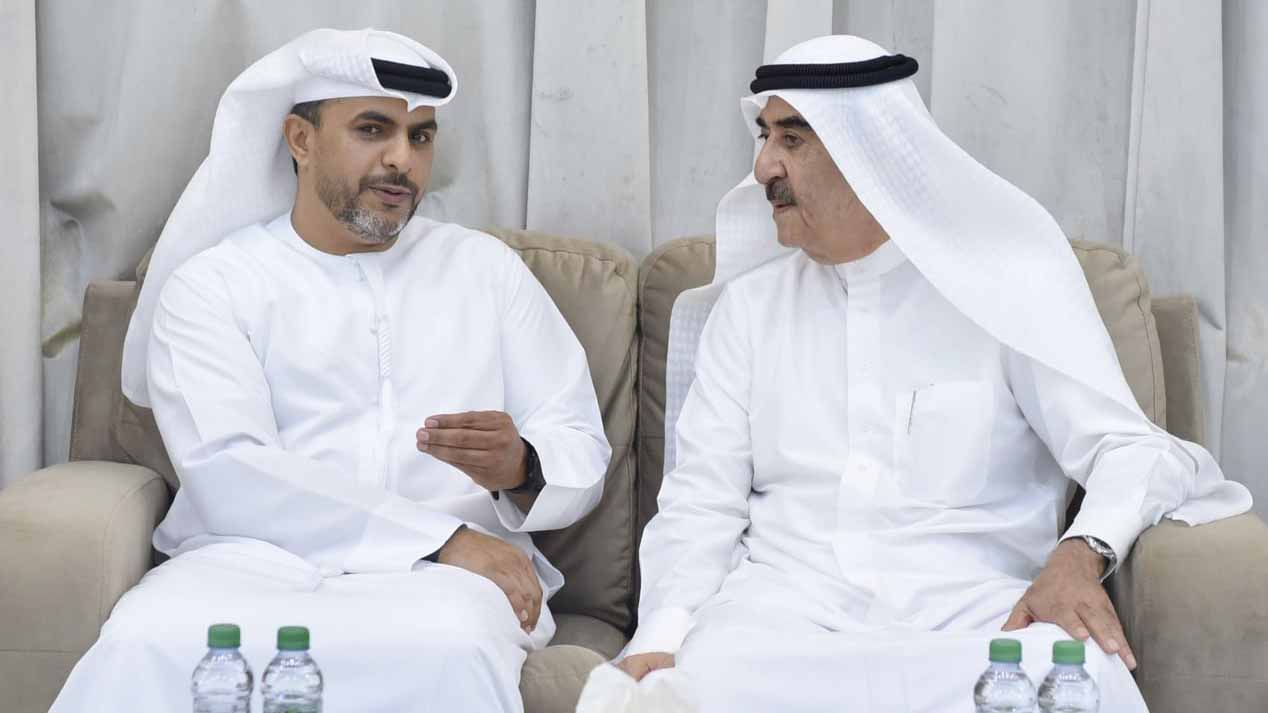 حاكم أم القيوين يتقبل تعازي وزير العدل بوفاة الشيخ عبدالله بن أحمد