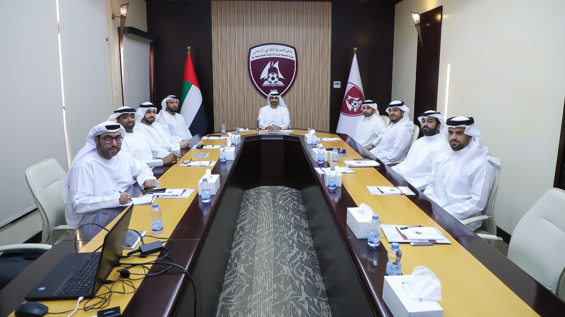 Al Hamriyah Club reviews new administrative structure and IT plan 