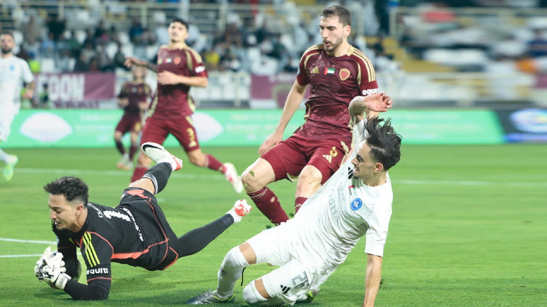 ضمن دوري أدنوك للمحترفين.. تعادل إيجابي بين الوحدة والنصر 