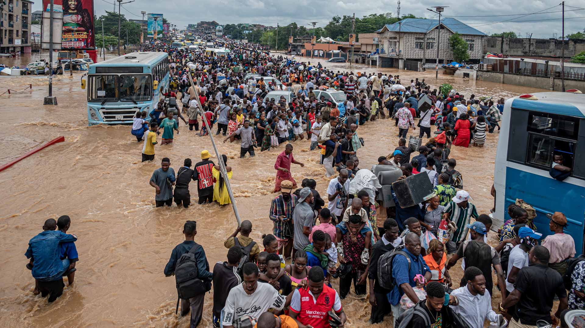 Torrential rains kill dozens in DR Congo capital 
