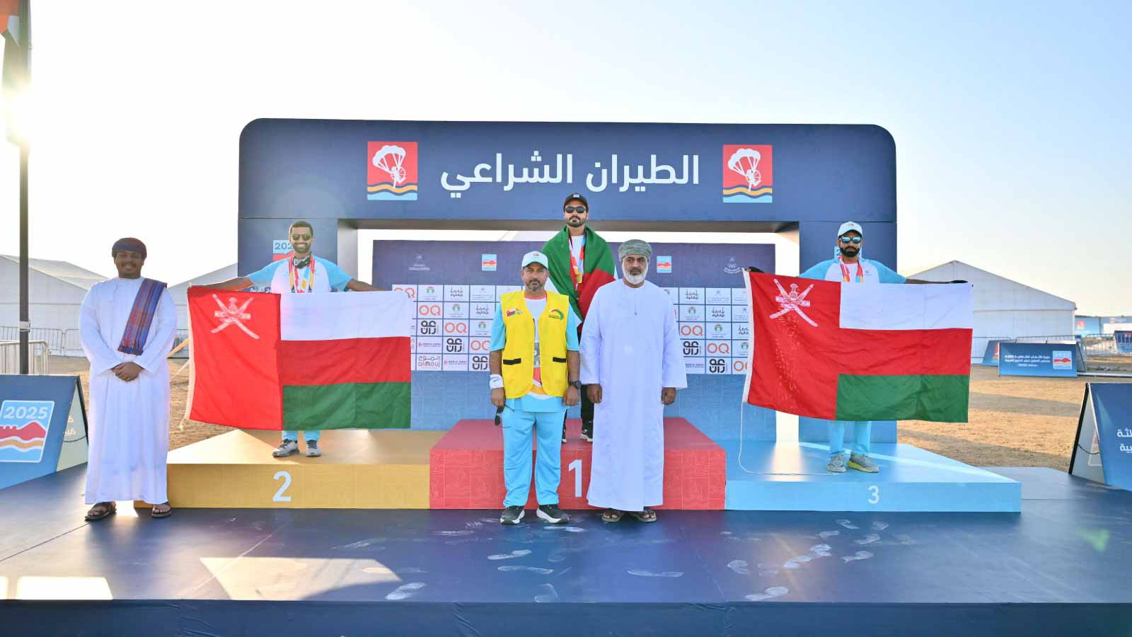 عبدالله الحمادي يهدي الإمارات ذهبية الطيران الشراعي بألعاب الخليج 