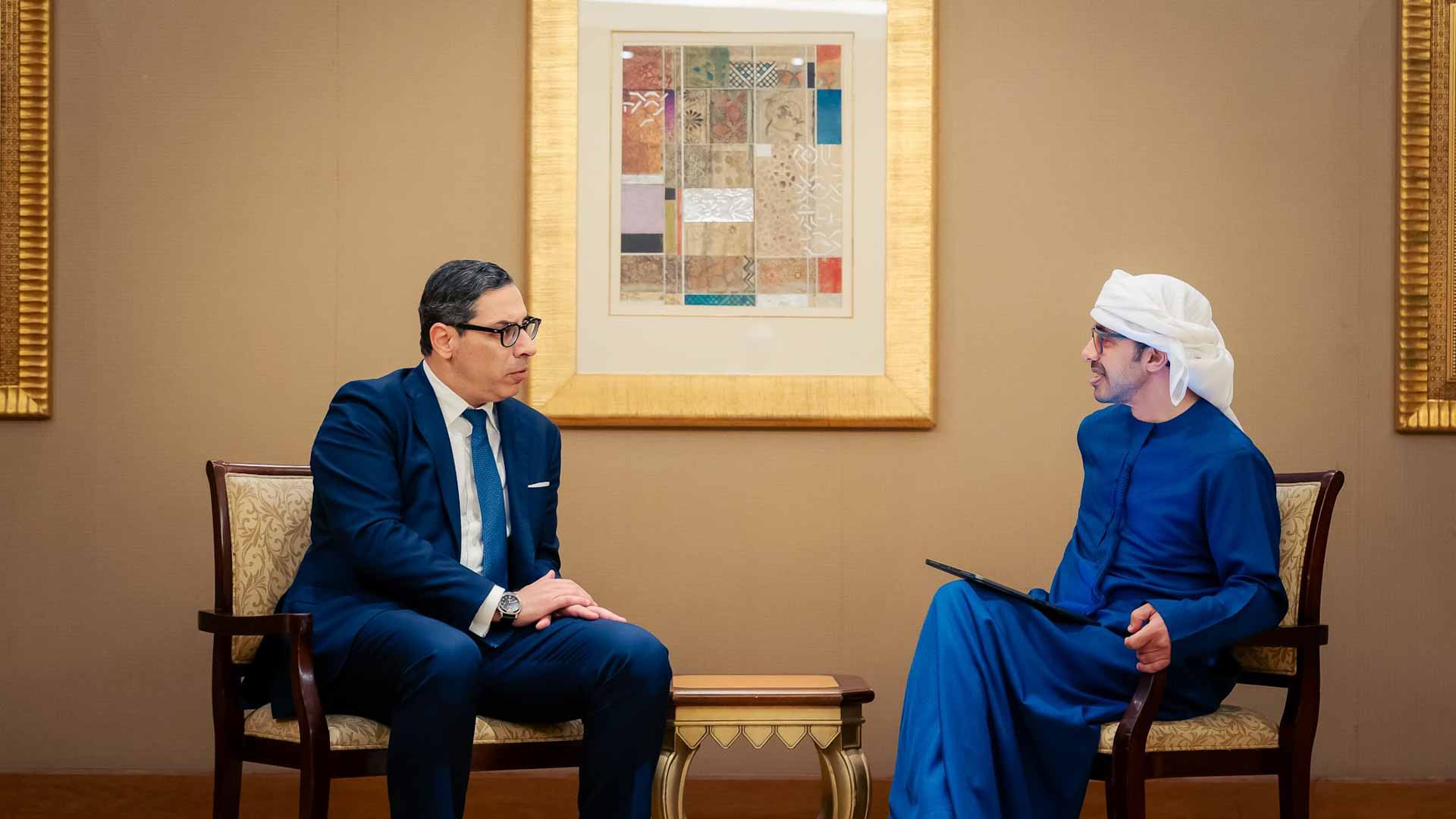 Abdullah bin Zayed receives Cyprus Foreign Minister 