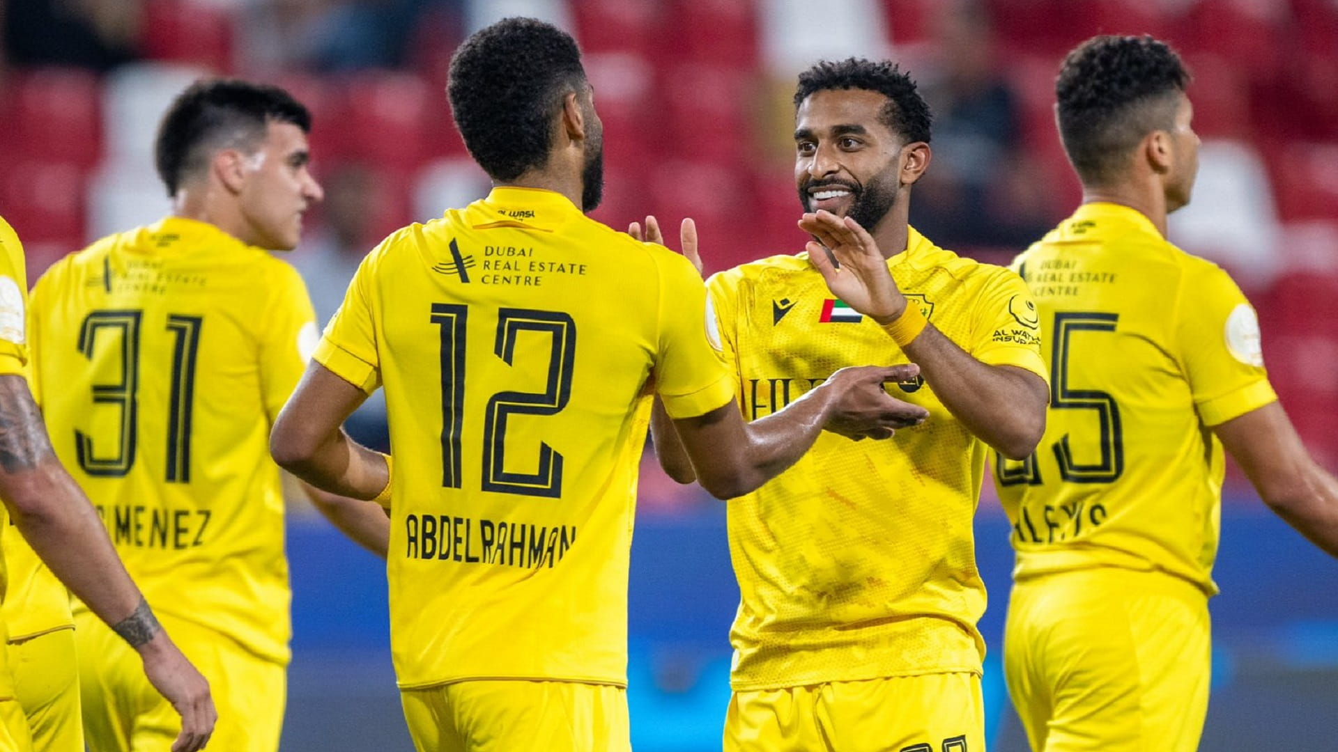 الوصل يفوز على الجزيرة بخماسية في دوري أدنوك للمحترفين