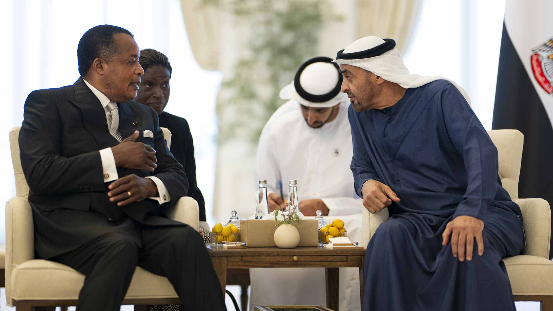 UAE President, Pres. of Republic of the Congo discuss relations 