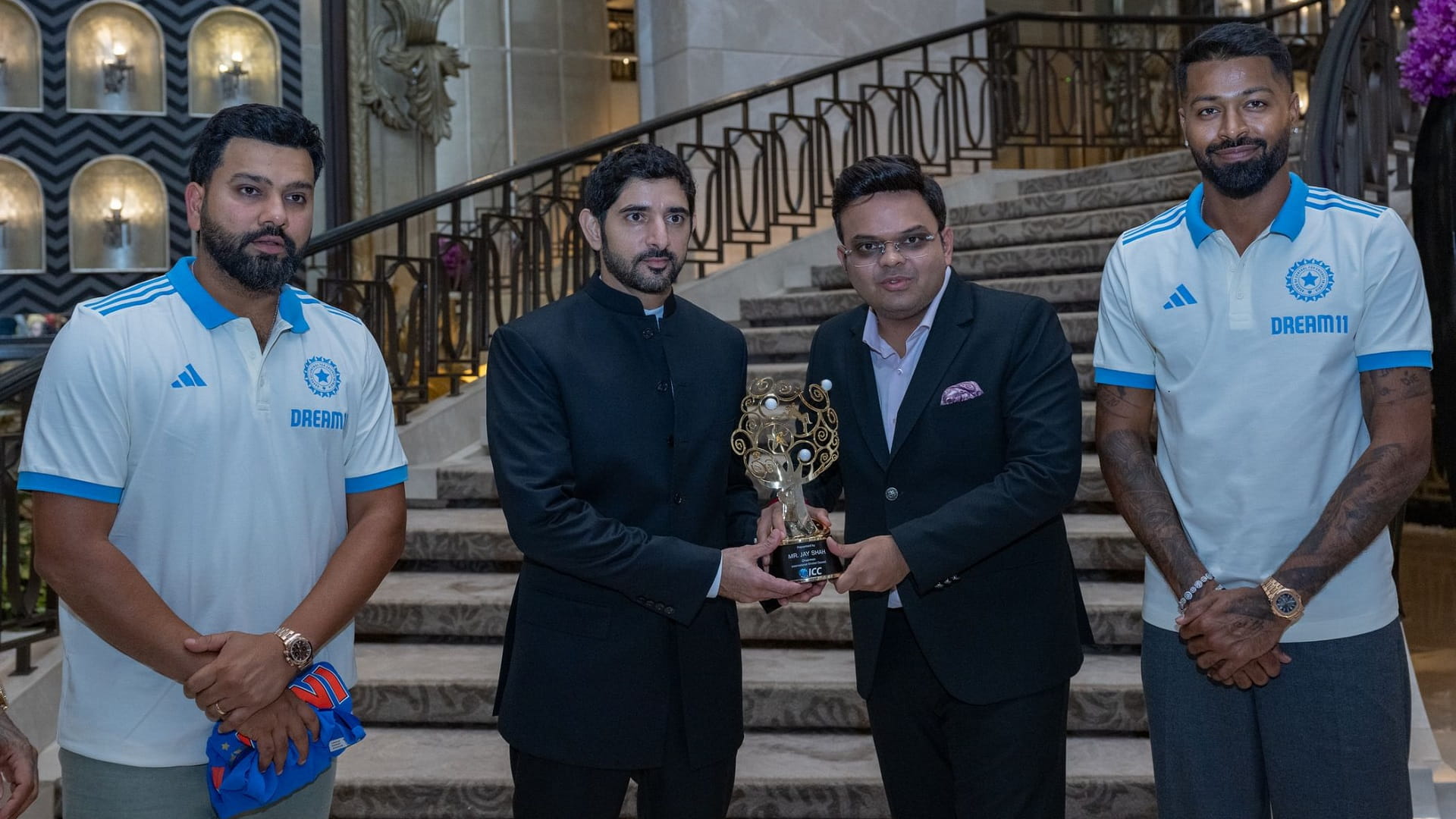 Hamdan bin Mohammed meets with Chairman of ICC 