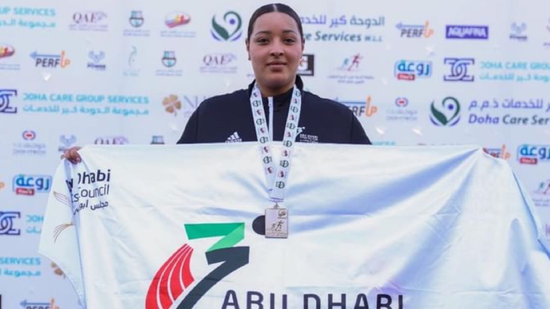 "أبوظبي لألعاب القوى" يحرز فضية وبرونزية غرب آسيا 