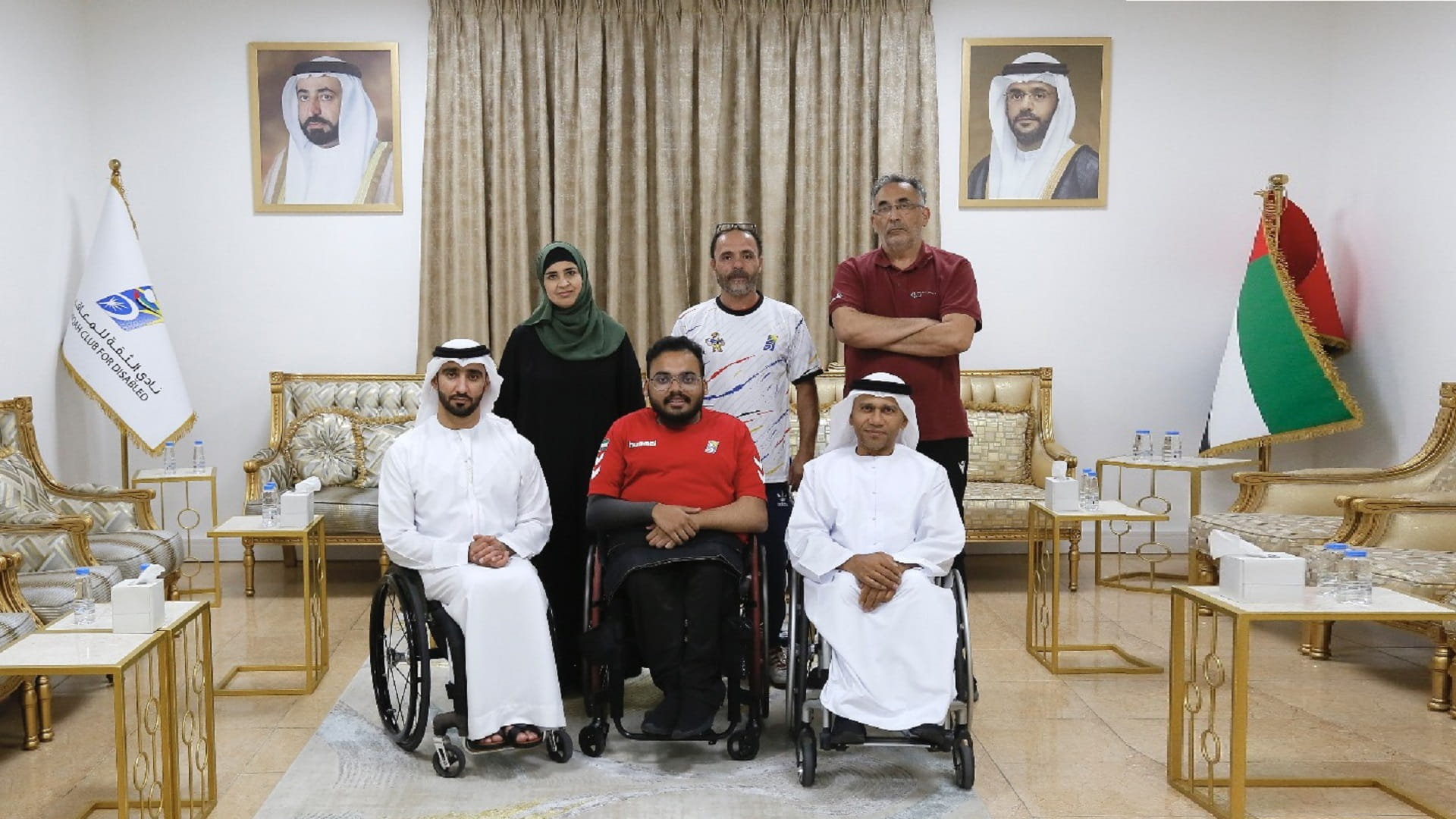 نادي الثقة للمعاقين بالشارقة يشارك ببطولة كرة الطاولة في الأردن 