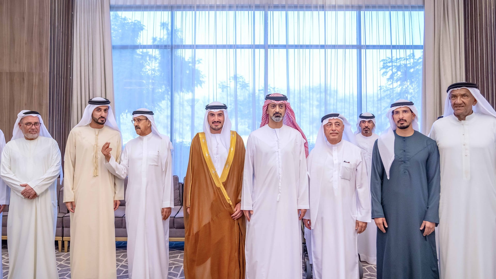 عمار بن حميد يحضر أفراح الفلاسي والحبروش 