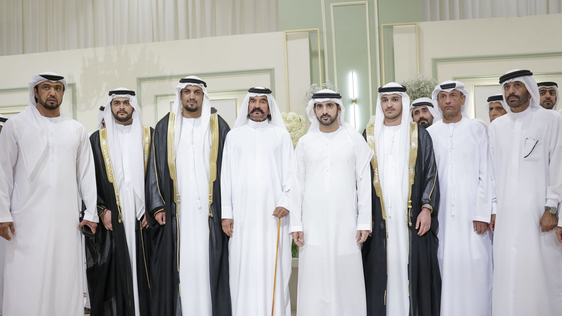 حمدان بن محمد يحضر أفراح بن غدير وملهوف والمقعودي 