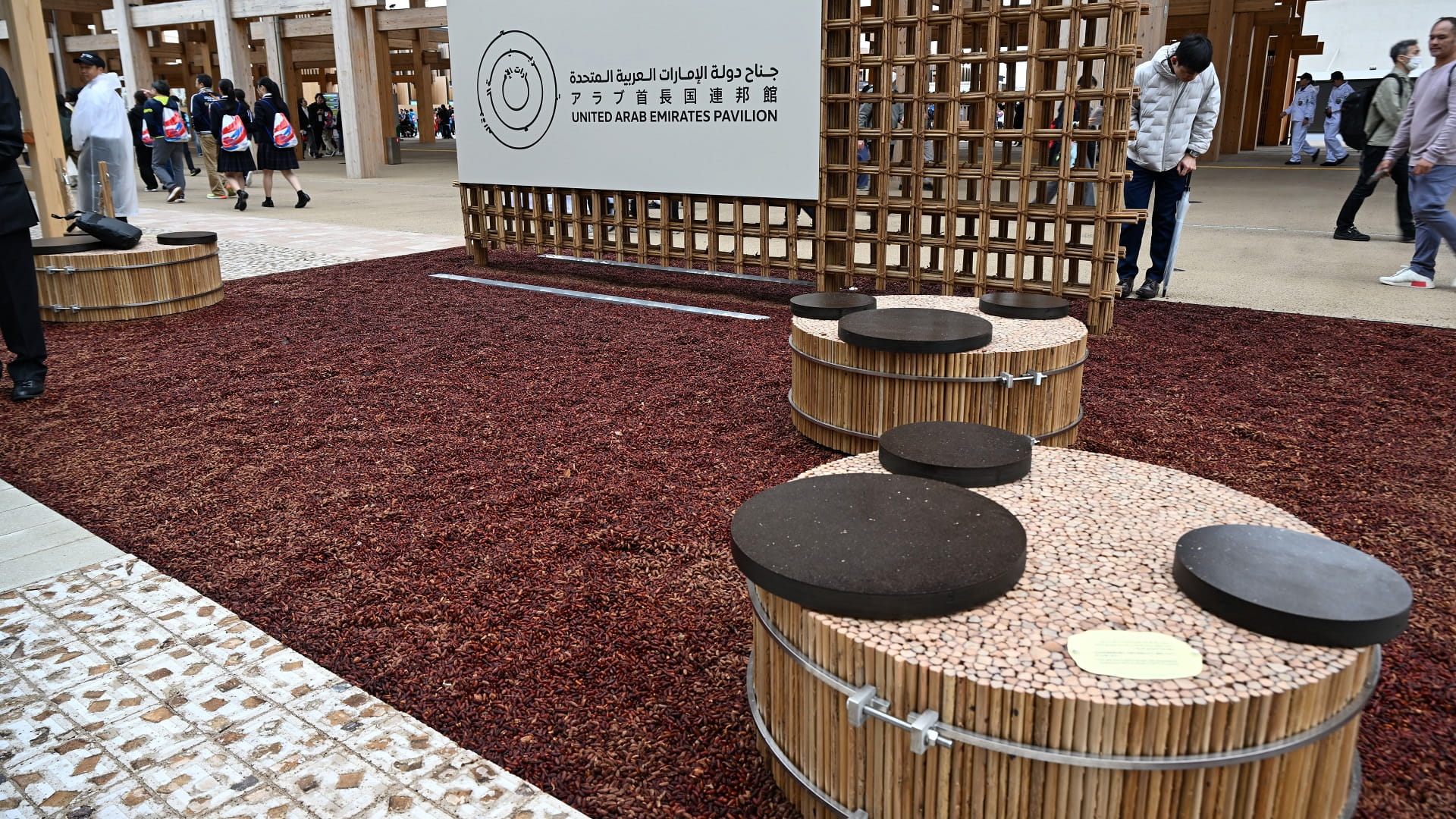 بمليوني غصن نخيل... الإمارات تحكي قصتها في "إكسبو أوساكا"