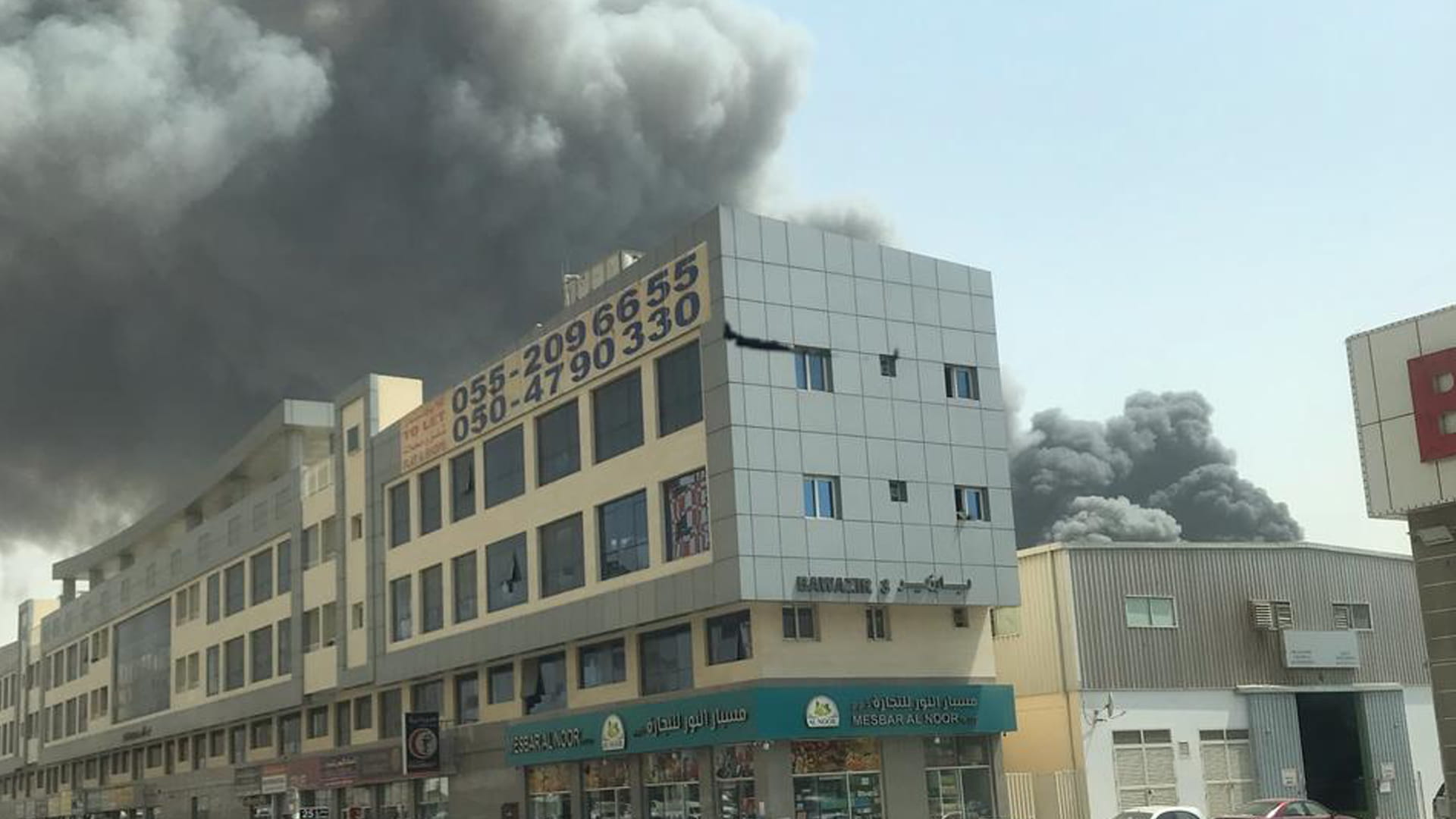 Sharjah warehouse fire quickly contained, no injuries 